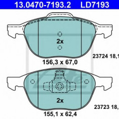 Set placute frana,frana disc FORD TRANSIT CONNECT caroserie (2013 - 2016) ATE 13.0470-7193.2