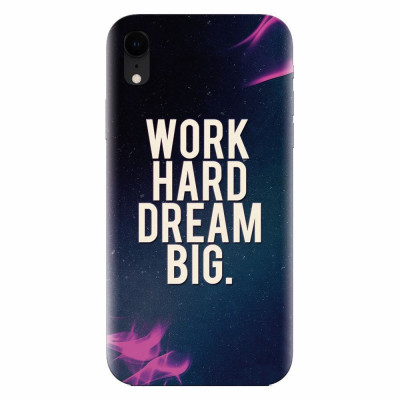 Husa silicon pentru Apple Iphone XR, Dream Big foto