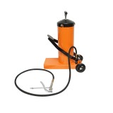 Pompa pentru gresat manuala 8L cu pedala si roti pentru atelier