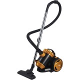 Aspirator fara sac Vision Clean VAWOS750W01, 750W, 3l, Tehnologie Dual Cyclone, Motor fara perii, Maro/Negru