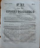 Curier romanesc , gazeta politica , comerciala si literara , nr. 22 din 1844