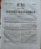 Cumpara ieftin Curier romanesc , gazeta politica , comerciala si literara , nr. 22 din 1844