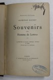 SOUVENIRS D&#039;UN HOMME DE LETTRES par ALPHONSE DAUDET , INCEPUT DE SECOL XX