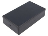 Carcasă universală ABS neagră 74.5x129x35mm, MASZCZYK