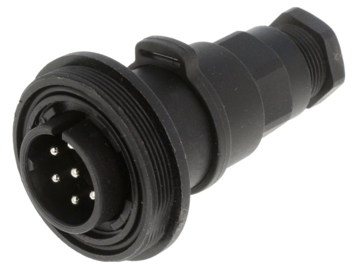 Conector circular tată 7 pini IP68