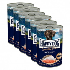 Happy Dog Lachs Pur Norway - 6 x 400 g / somon foto