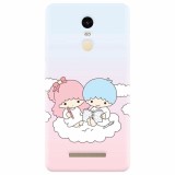 Husa silicon pentru Xiaomi Remdi Note 3, Little Twins On Cloud