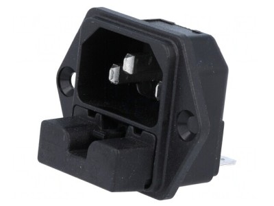 Conector Alimentare AC 10A 250V IEC 60320 foto