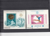 ROMANIA 1976 - JOCURILE OLIMPICE MONTREAL, 2 COLITE MNH, S4, Nestampilat