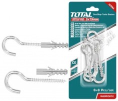 Set dibluri cu suruburi tip carlig TOTAL - 6buc foto