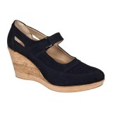 OFERTA marimea 40 -Pantofi dama din piele naturala velur, negri, foarte comozi - LP9154NVEL2