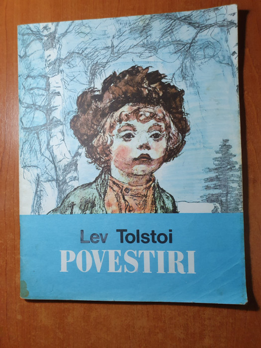 carte pentru copii - povestiri - de lev tolstoi - din anul 1988