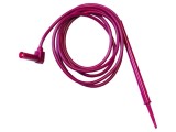 Cablu de masurare Mueller BU-2243-D-48-2, 20A, 600V, 1.2m, Rosu, Mufa banana 4mm