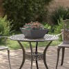 VidaXL Ghiveci de Grădină 5 pcs Negru 40 x 40 x 15 cm Oțel