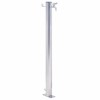 Coloană Apă Grădină vidaXL, 60cm, Oțel Inoxidabil, Argintiu, Robinet, Bază Stabilă, Udare/Spălare, Furtun Agățat