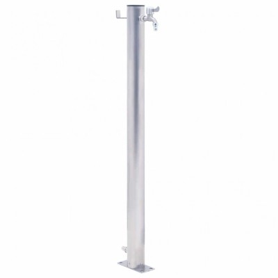 vidaXL Coloană de apă de grădină, 60 cm, oțel inoxidabil, rotund 364501 foto