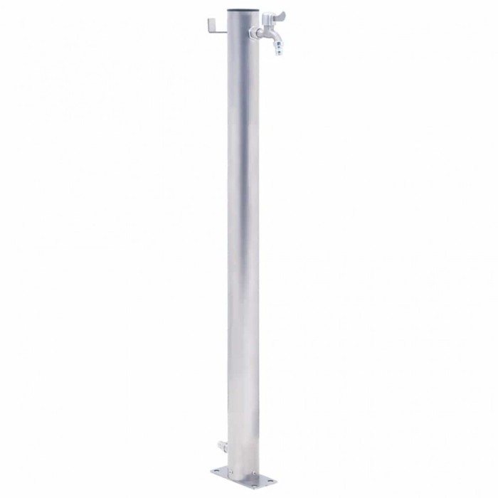 vidaXL Coloană de apă de grădină, 60 cm, oțel inoxidabil, rotund 364501