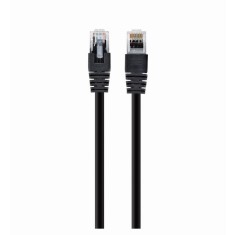 PATCH CORD UTP SPACER Cat5e, cupru-aluminiu, 0.25 m, negru, AWG26, &quot;SP-PT-CAT5-0.25M-BK&quot; (timbru verde 0.08 lei)