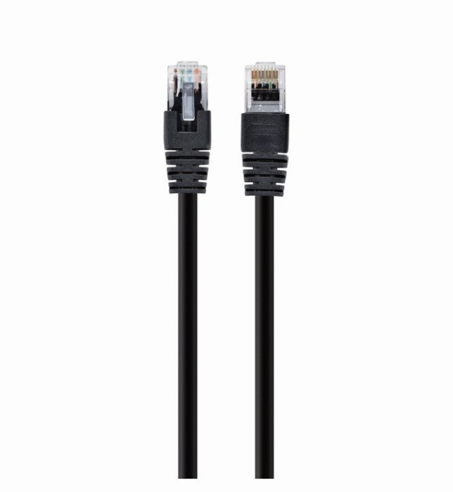 PATCH CORD UTP SPACER Cat5e, cupru-aluminiu, 0.25 m, negru, AWG26, &quot;SP-PT-CAT5-0.25M-BK&quot; (timbru verde 0.08 lei)