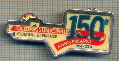 Y 973 INSIGNA -150 ANI INFIINTARE POLITIA MUNICIPALA FIRENZE-PENTRU COLECTIONARI foto