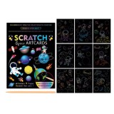Set 9 pagini de colorat pentru copii - spatiu cosmic, Oem