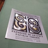 Cumpara ieftin BROSURA/PLIANT EXPOZITIA DE GRAFICA-FAZAKAS TIBERIU 2001
