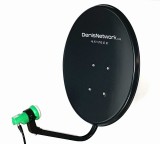 Cumpara ieftin Antenă camping 45cm, cu ventuză dublă, satelit parabolică, pentru camion,