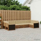 Cumpara ieftin Set de canapele de exterior 7 buc. 7-Locuri Natural si Bej