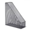 Suport Reviste și Documente, Metalic, Culoare Argintiu, Dimensiuni 26.5x9x30 cm, Oem