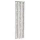 Cumpara ieftin Perdea pentru insecte, gri deschis si alb, 56x185 cm, chenille
