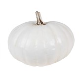 Cumpara ieftin Dovleac decorativ polirasina alba 17x13 cm