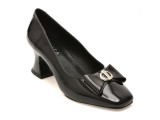 Pantofi eleganti EPICA negri, 619616, din piele naturala lacuita
