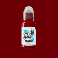 Tusuri Tatuaje - Culori WORLD FAMOUS 30 ml - Maroon