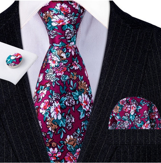Set cravata + batista + butoni - matase 100% - model 275