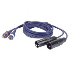 Cablu audio 2 RCA tata la 2 XLR tata DAP Audio FL-26150-1.5m foto