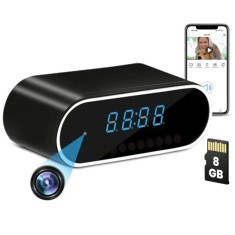 Ceas Spion cu Camera Wi-Fi iUni IP07, Full HD, 8GB, 160&deg;, Night Vision, Senzor miscare, P2P