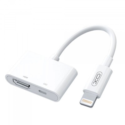 Adaptor Audio si Video HDMI / Lightning - Lightning Apple HUB005, Alb foto