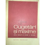 Grigore N. Crivianu - Cugetari si maxime (Editia: 1967)