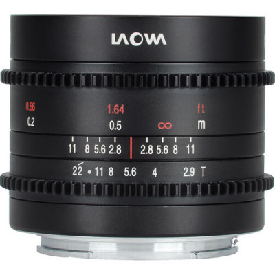 Obiectiv Manual Venus Optics Laowa 9mm t/2.9 Zero-D Cine-Mod pentru Canon RF-Mount foto