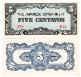 Filipine 5 Centavos 1942 P-103a UNC