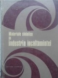 MATERIALE SINTETICE IN INDUSTRIA INCALTAMINTEI-COLECTIV