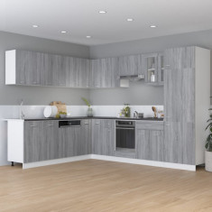 vidaXL Dulap inferior cu sertar &ldquo;Lyon&rdquo; gri sonoma 60x46x81,5cm