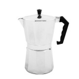 Espressor Cafea Manual Aragaz Aluminiu 12 Cesti Grunberg GR497 - Cafea Aromata Rapid si Usor! Capacitate 600ml