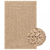 VidaXL Covor ZIZUR aspect iută 200x290 cm pentru interior și exterior