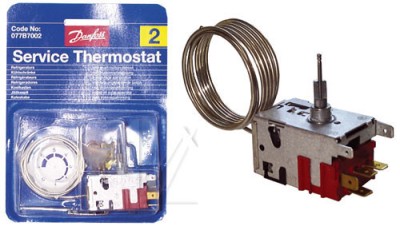 TERMOSTAT FRIGIDER+DECONGELARE L=1,30M 077B7002 frigider / combina frigorifica DANFOSS foto