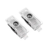 Cumpara ieftin Proiector logo portiera AutoQi, LED, Mercedes CLA CLS Coupe Cabrio, set 2 bucati, plastic ABS, alb