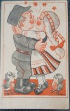 Carte postala straina, perioada interbelica
