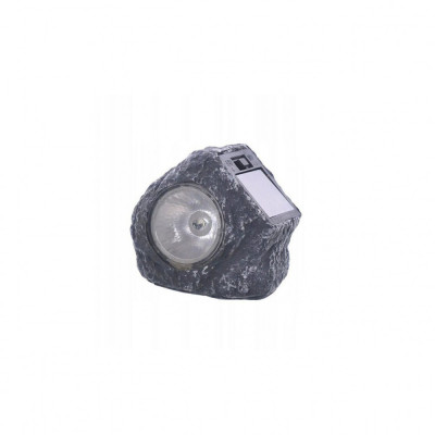 Lampa solara pentru gradina, Jumi, model piatra 7x8 cm, 1 LED foto