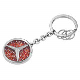 Breloc Cheie Oe Mercedes-Benz St Tropez Swarovski Argintiu / Rosu B66959999, Mercedes Benz