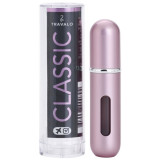 Travalo Classic sticluță re&icirc;ncărcabilă cu atomizor unisex Pink 5 ml